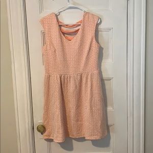 Peach dress